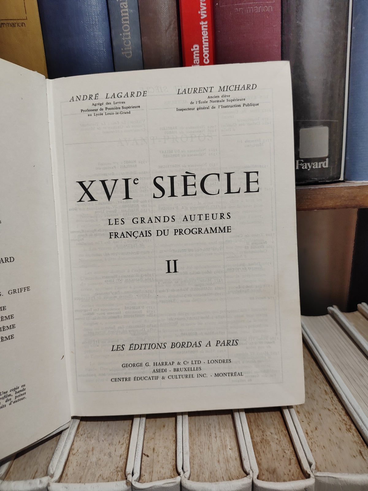 Lagarde et Michard XVIe siècle