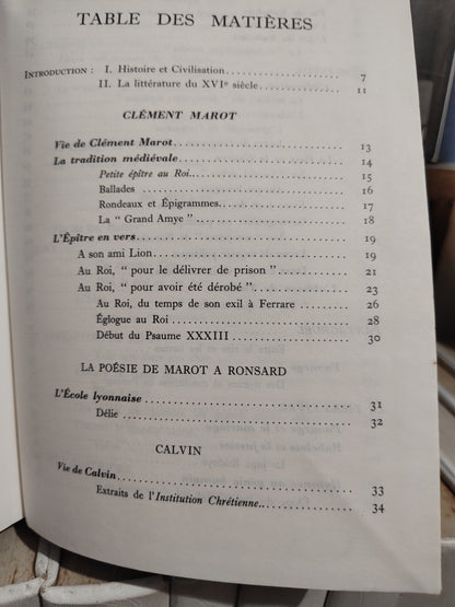 Lagarde et Michard XVIe siècle