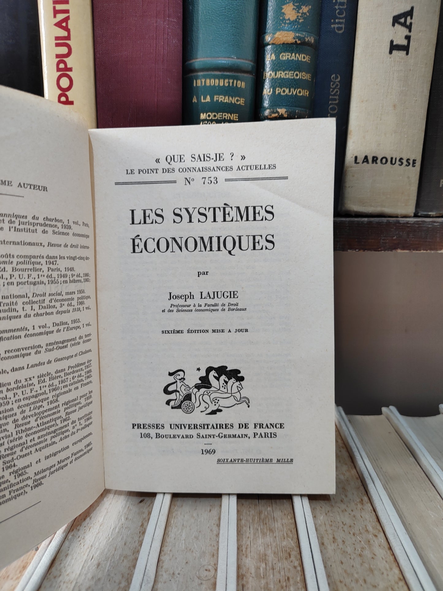 Lajugie - Les systèmes économiques