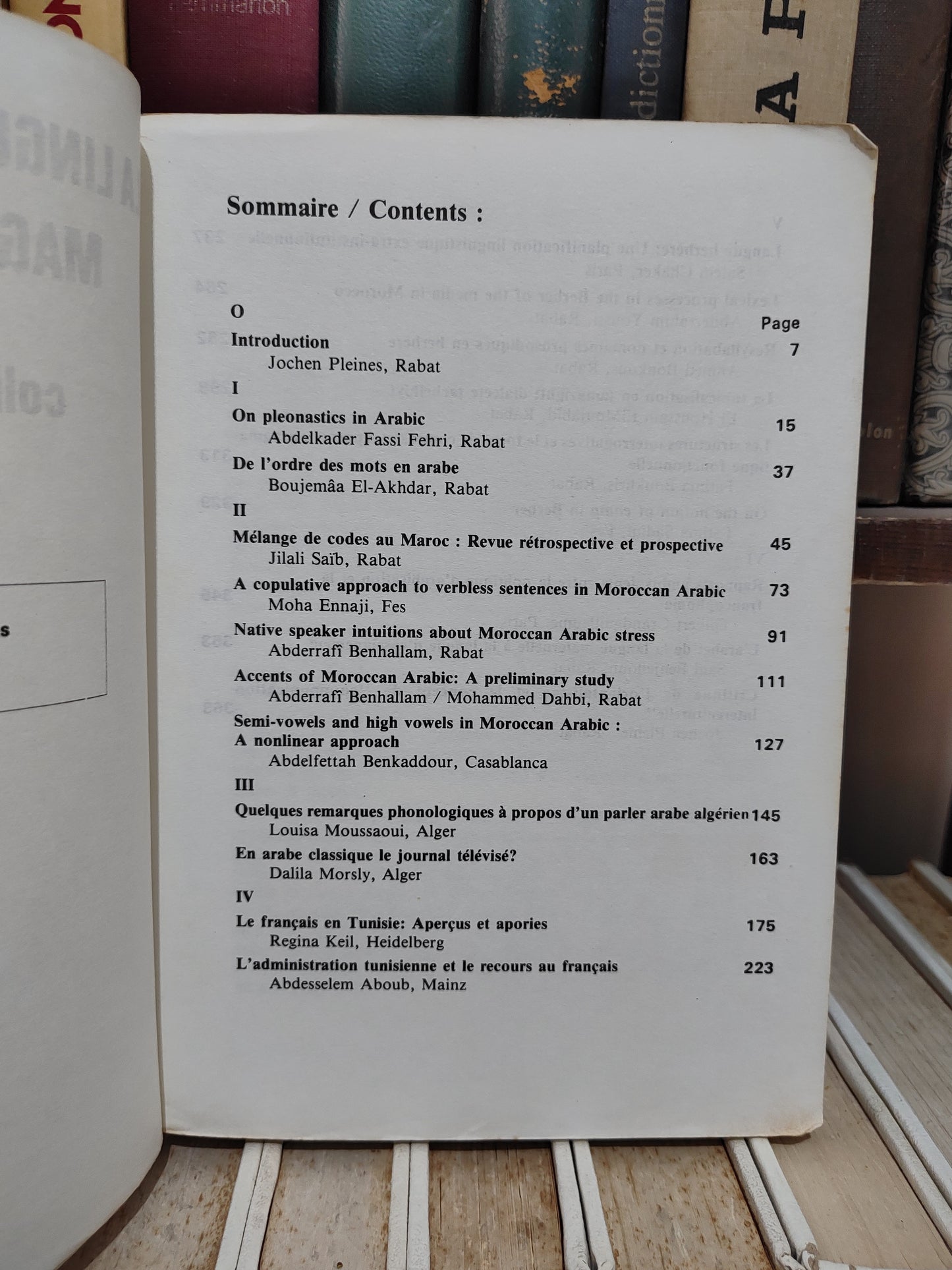 La linguistique au Maghreb Maghreb Linguistics
