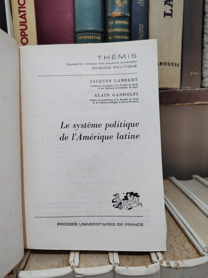 Lambert - Le système politique de l'Amérique Latine THEMIS