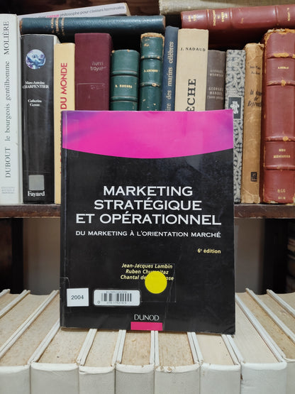 Lambin - Marketing stratégique et opérationnel
