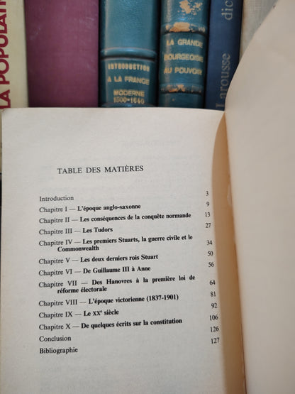 Lamoine - Histoire constitutionnelle anglaise