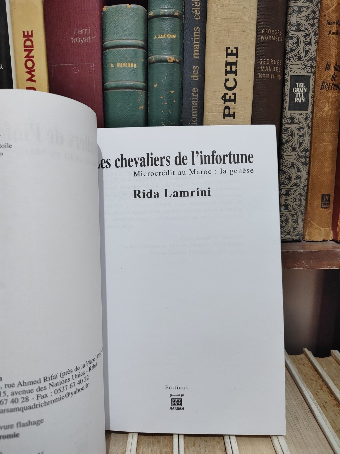 Lamrani - Les chevaliers de l'infortune Microcrédit au Maroc : la genèse