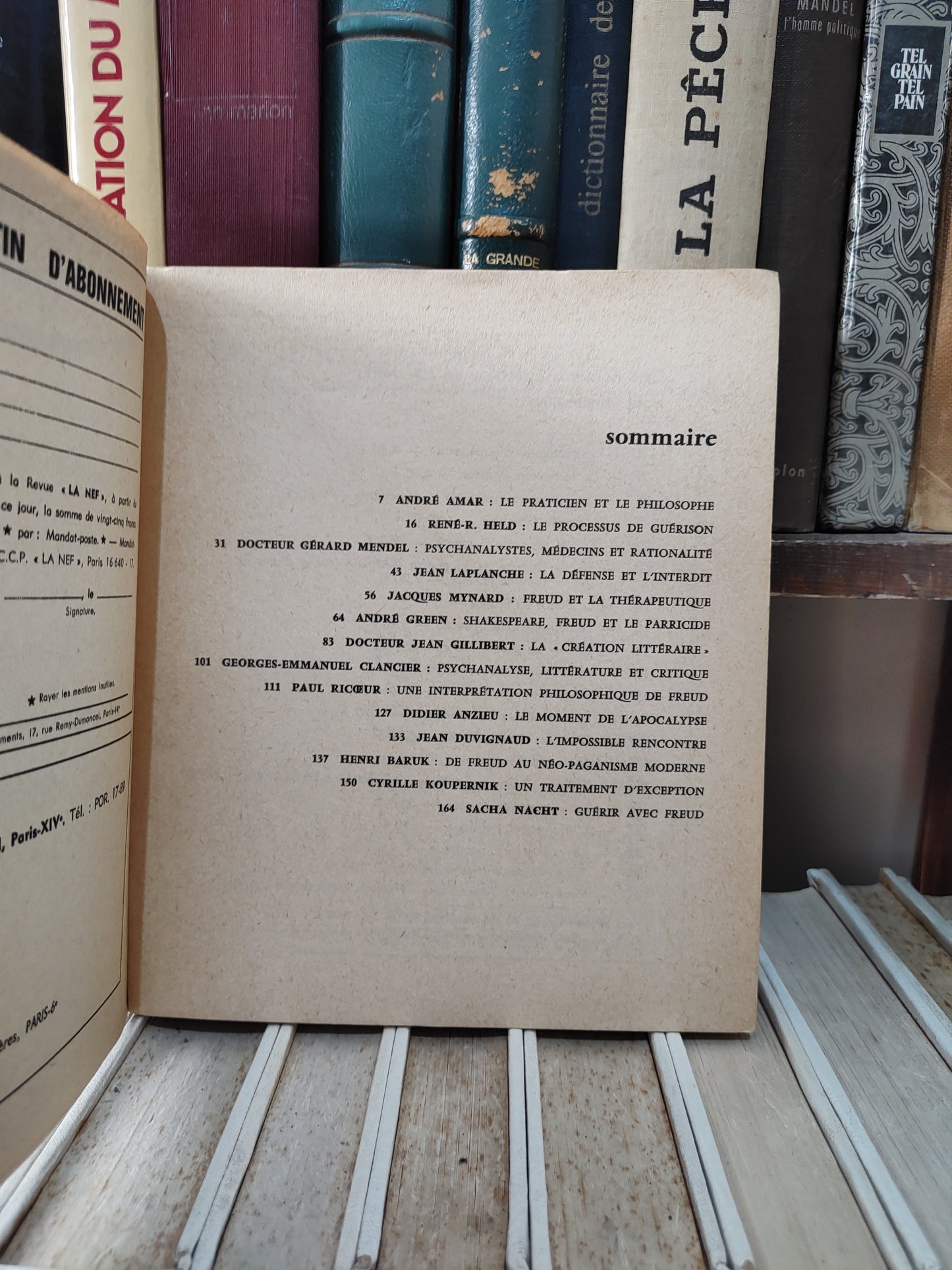 La psychanalyse : philosophie thérapeutique science