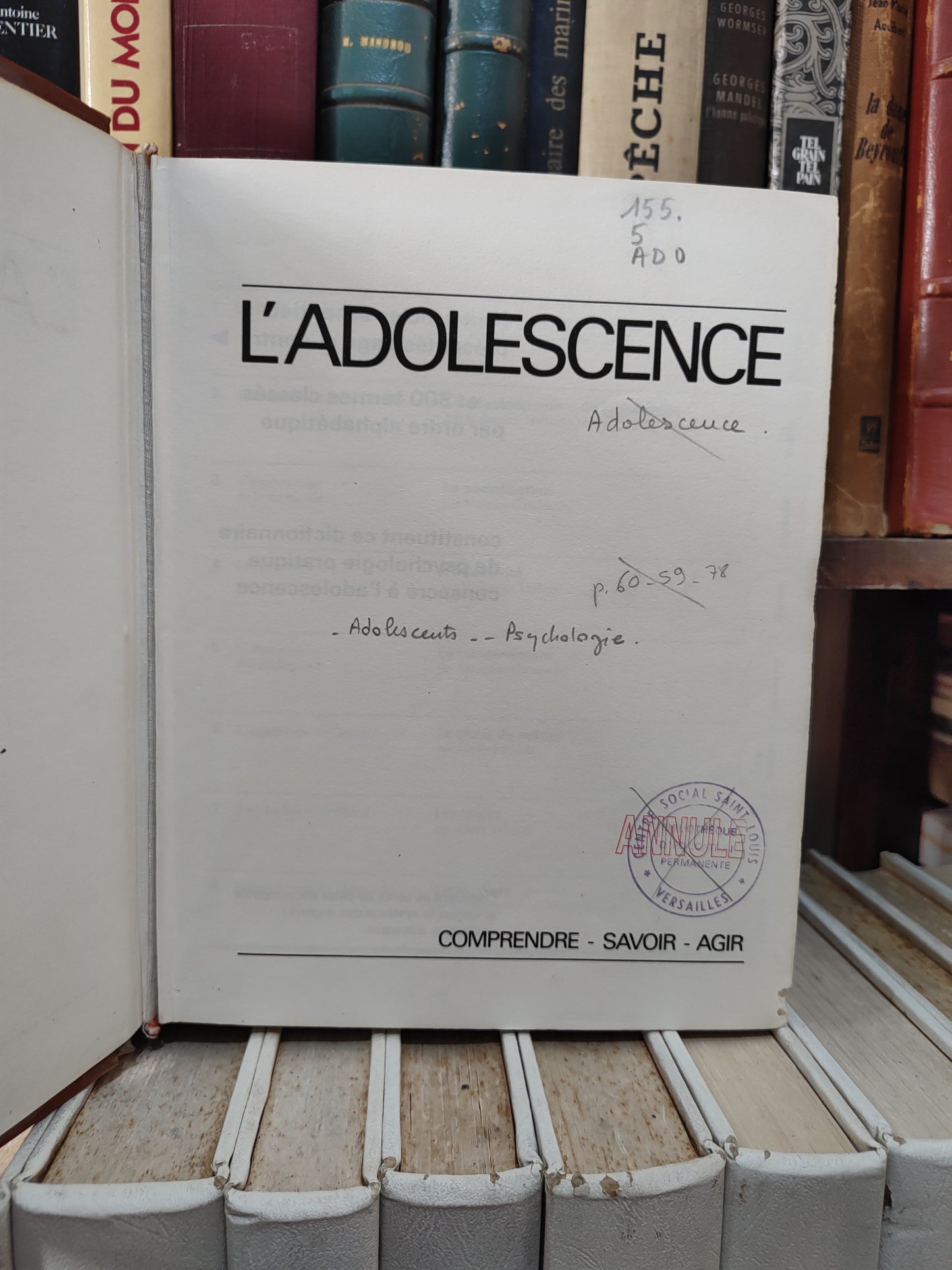 La psychologie moderne : L'adolescence