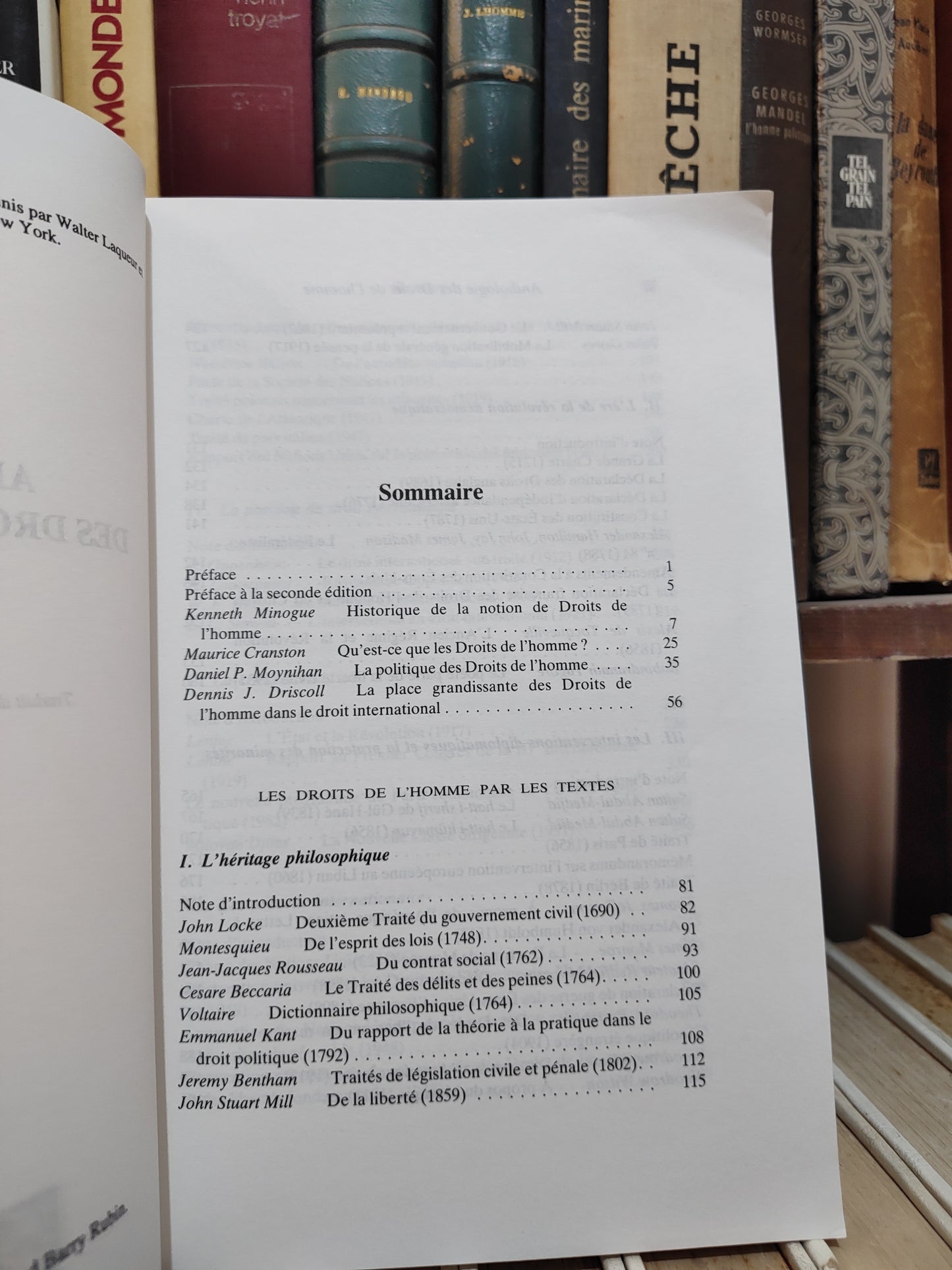 Laqueur - Anthologies des droits de l'Homme