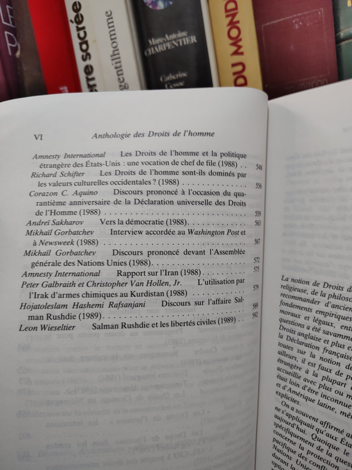 Laqueur - Anthologies des droits de l'Homme