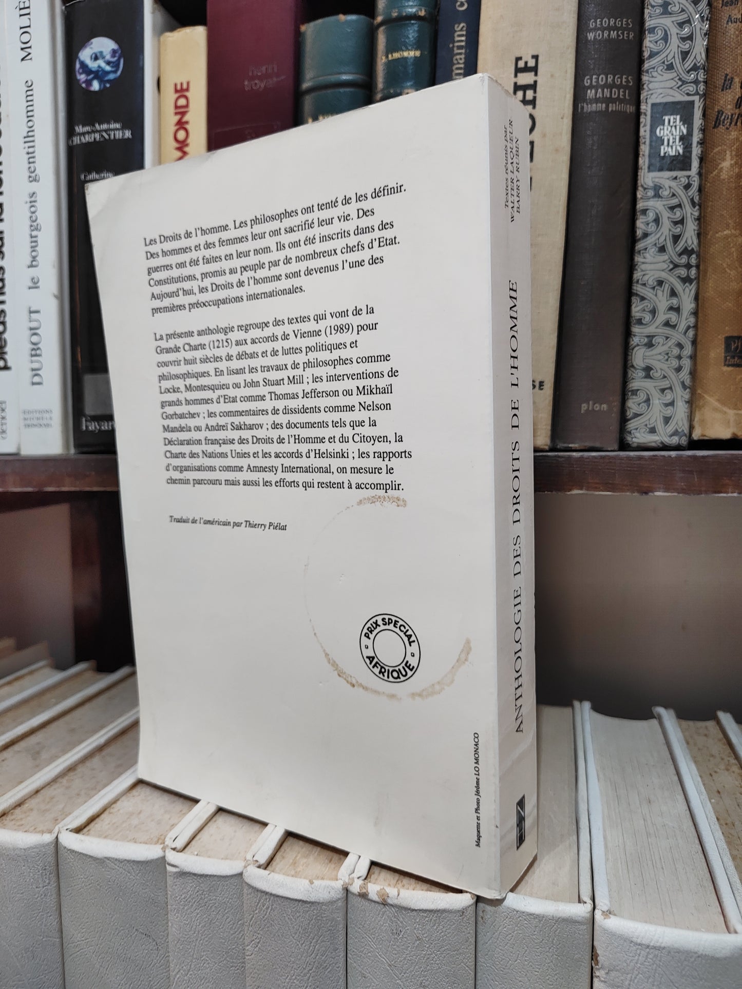 Laqueur - Anthologies des droits de l'Homme