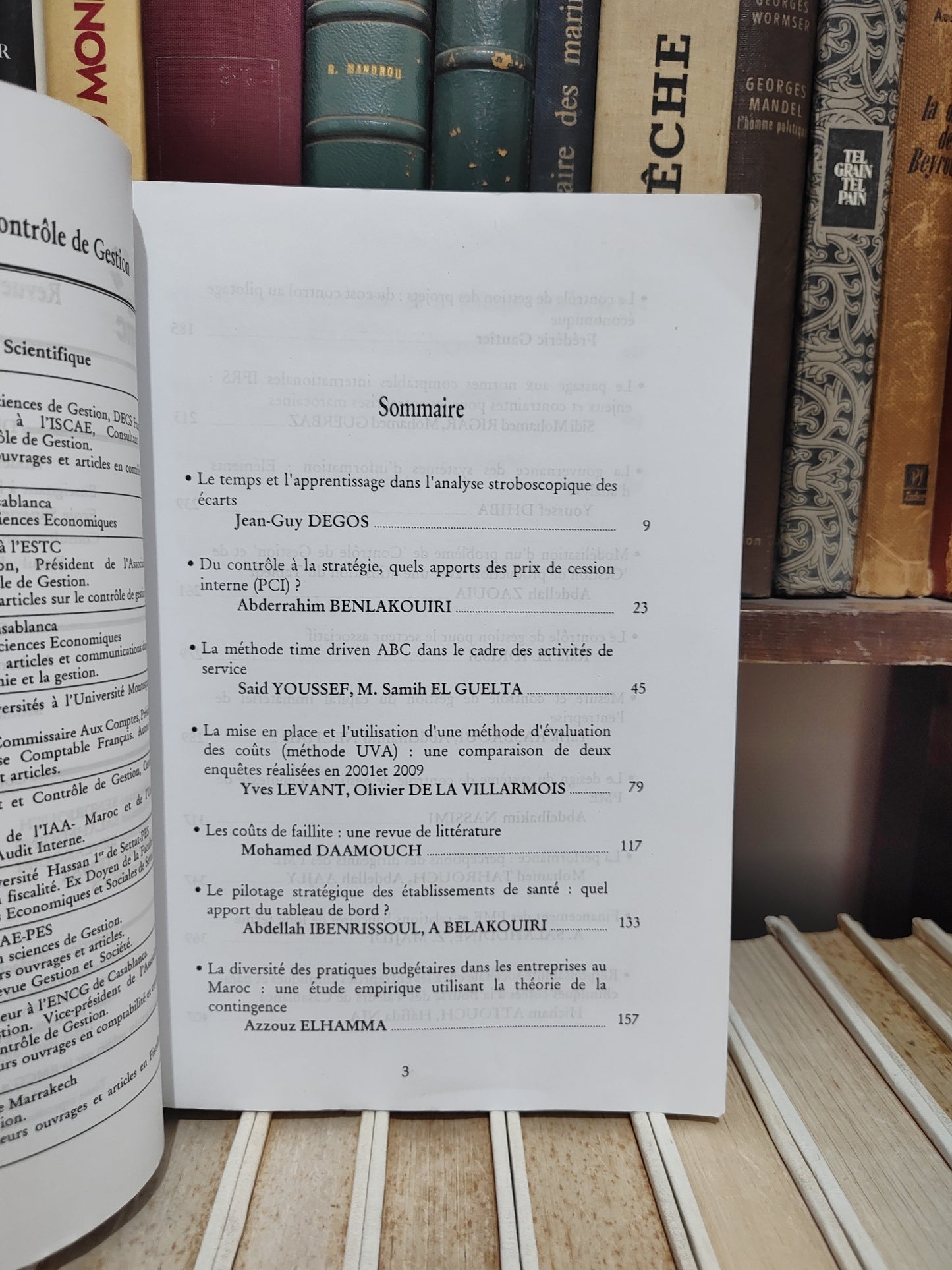 La revue marocaine de contrôle de gestion N° 2-3