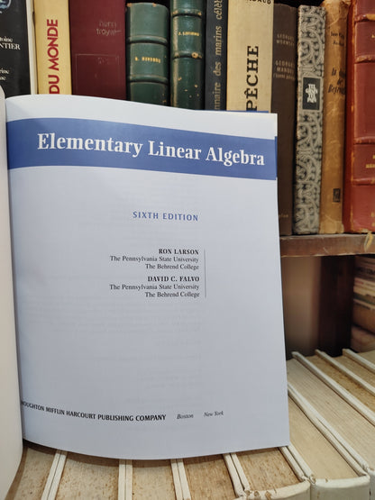 Larson - Elementary Linear ALgebra