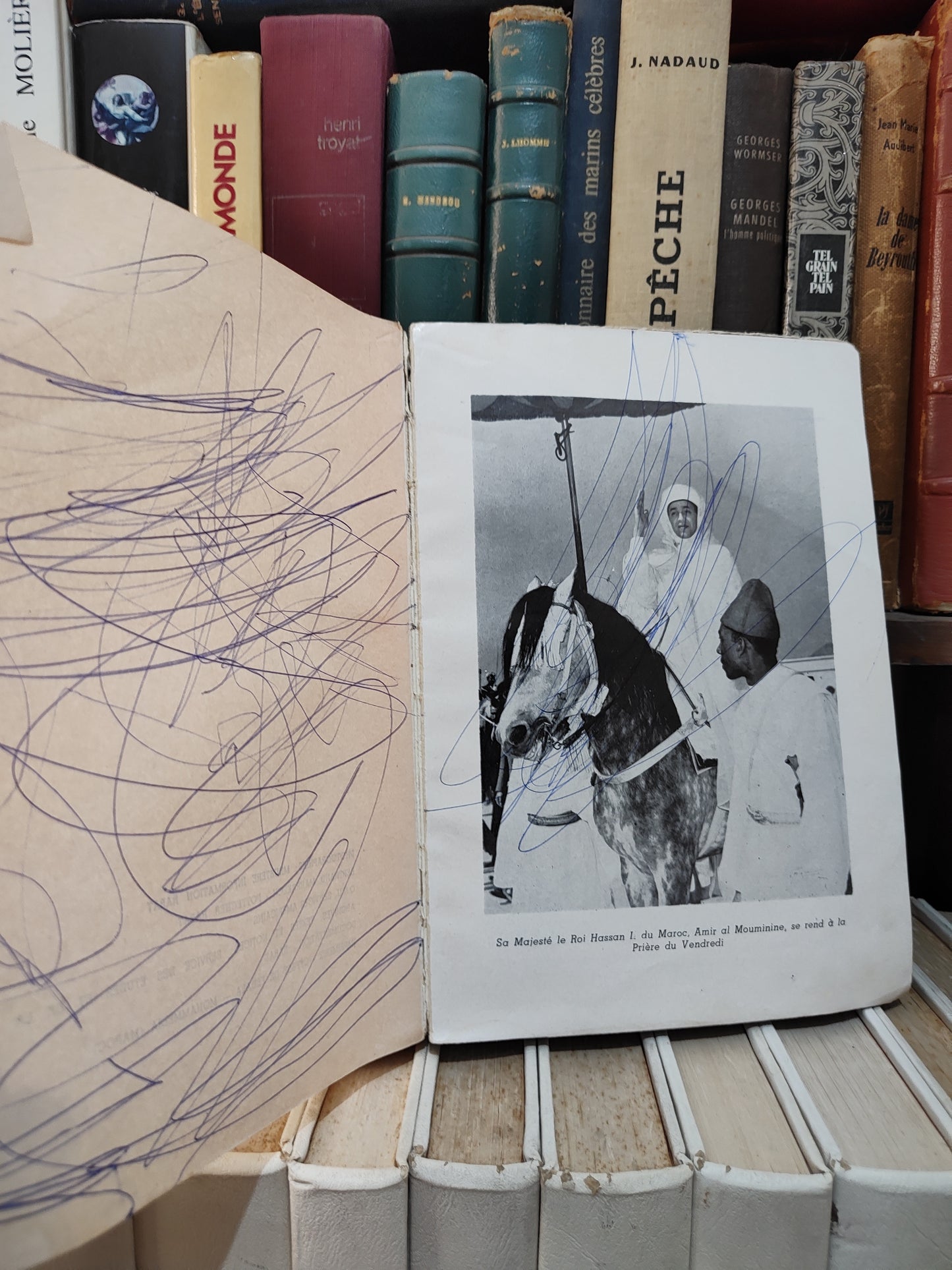 Le Maroc en Marche (Voir photos / contenu du livre intact )