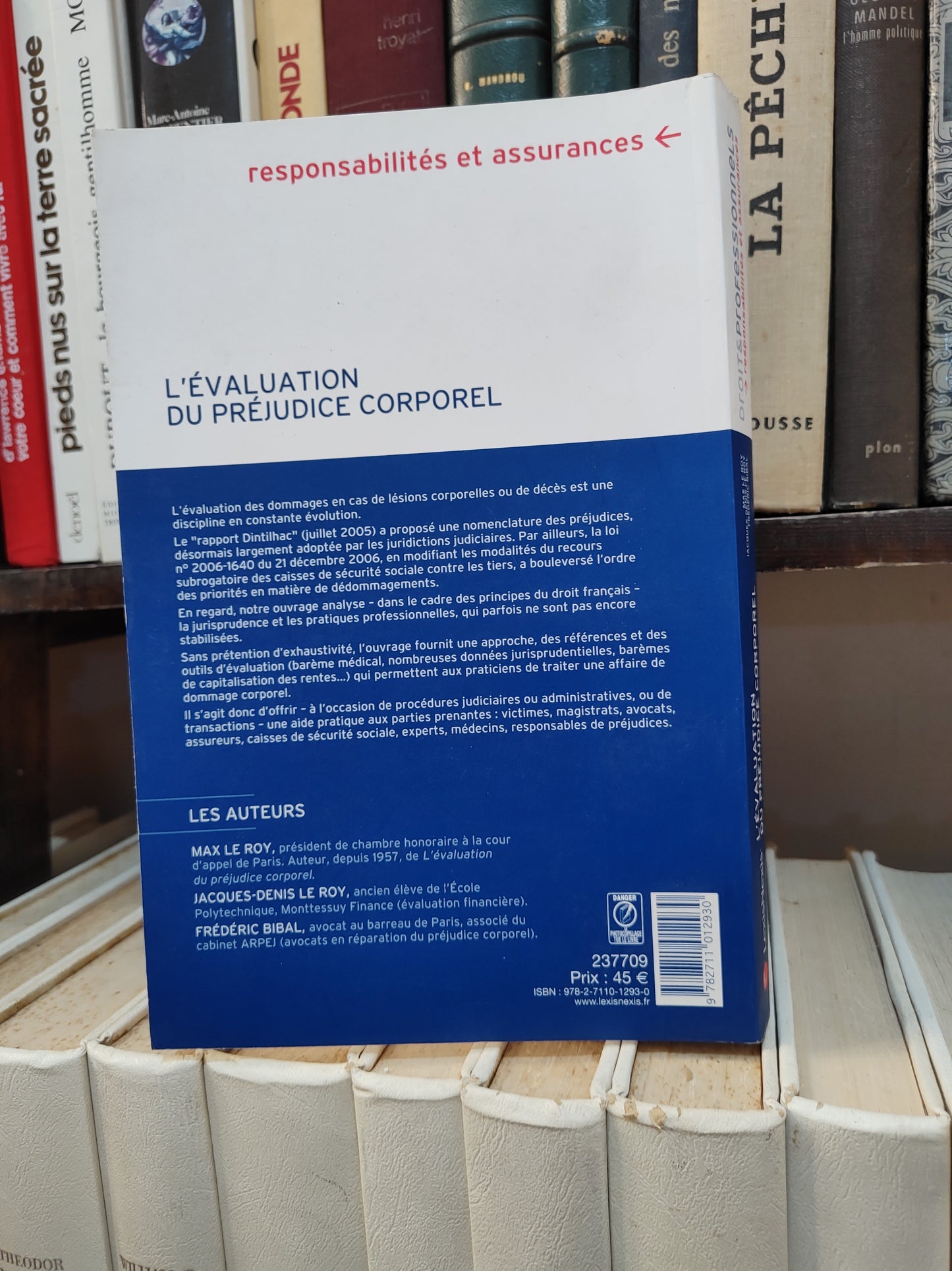 Le Roy - L'évaluation du préjudice corporel  Responsabilités et assurances