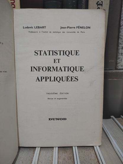 Lebart - Satistique et informatique appliquées