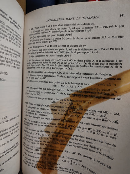 Lebossé - Arithmétique algèbre et géométrie (voir photo)