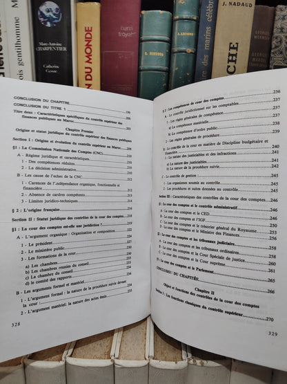 Le droit du contrôle supérieur des finances publiques au Maroc Tome 1