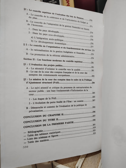 Le droit du contrôle supérieur des finances publiques au Maroc Tome 1
