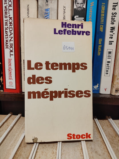 Lefebvre - Le temps des méprises