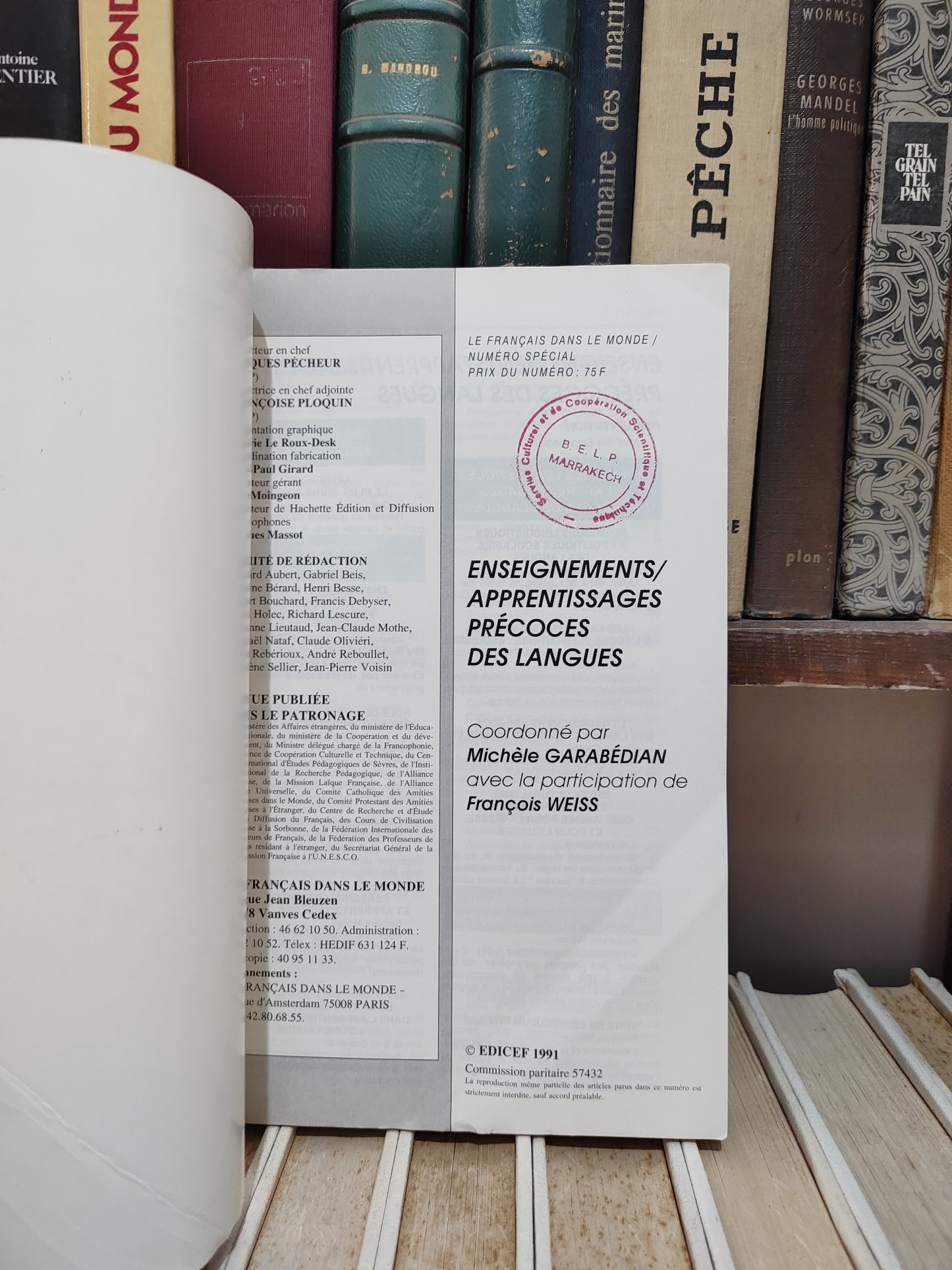 Le français dans le monde : Enseignements / apprentissages précoces des langues