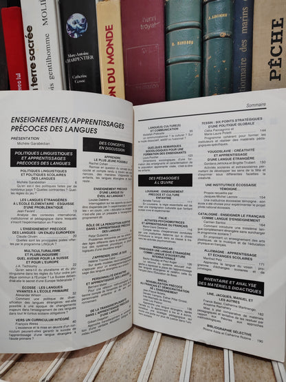 Le français dans le monde : Enseignements / apprentissages précoces des langues