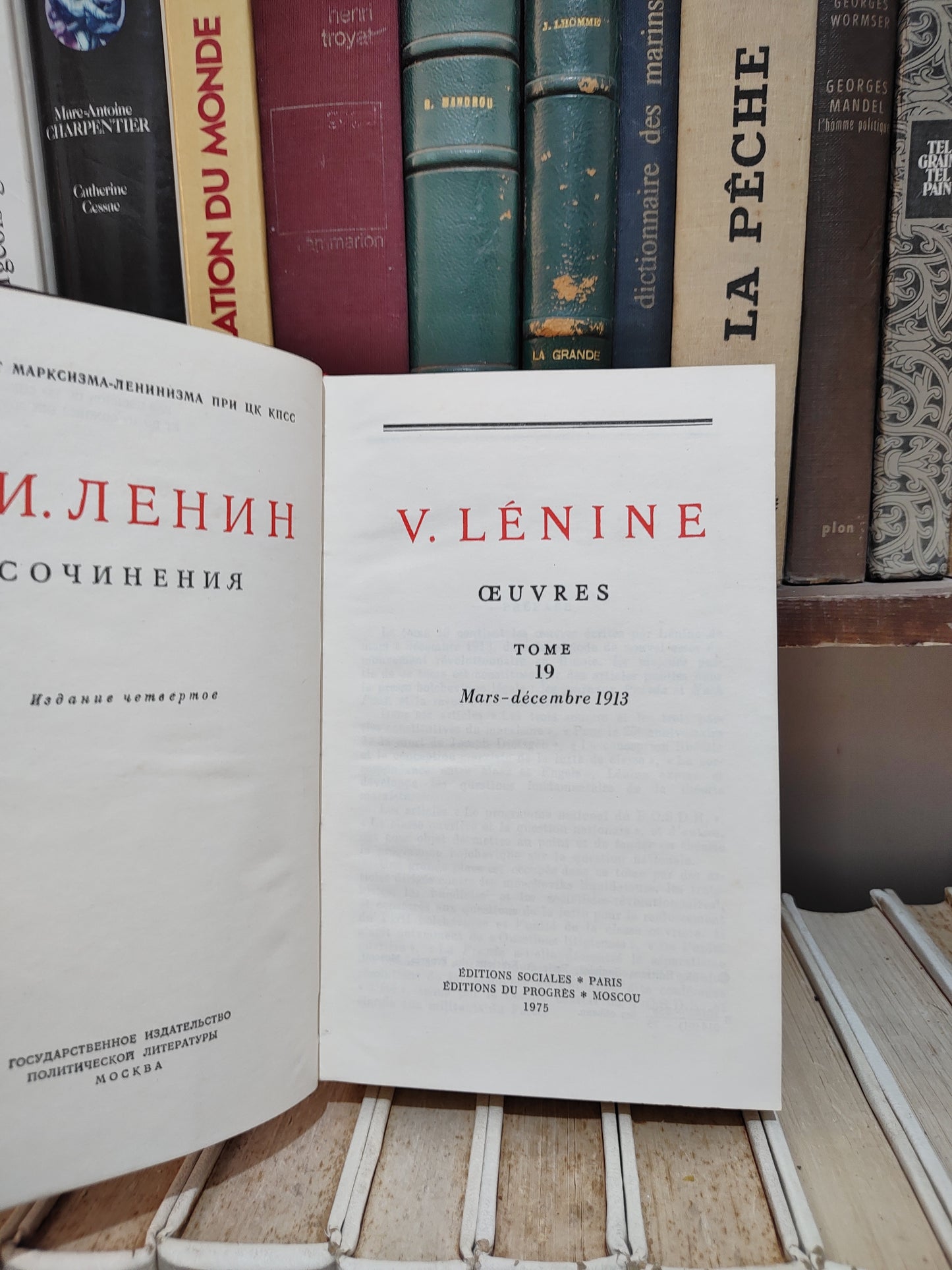 Lénine Œuvres Tome 19