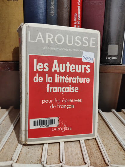 Les auteurs de la littérature français larousse