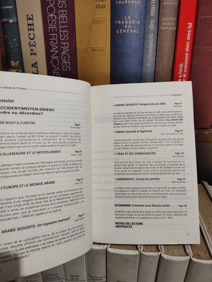 Les cahiers de l'orient N 29 Moyen-Orient/Occident