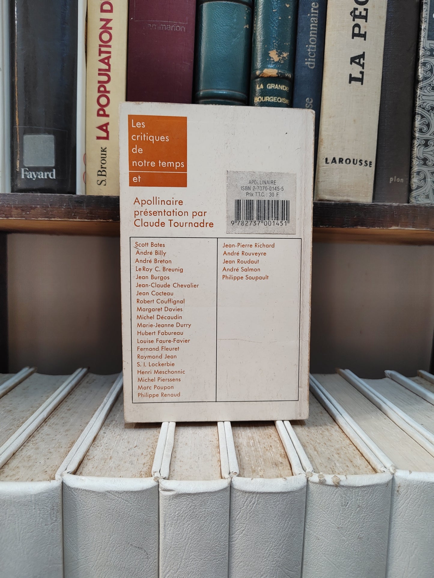 Les critiques de notre temps et apollinaire