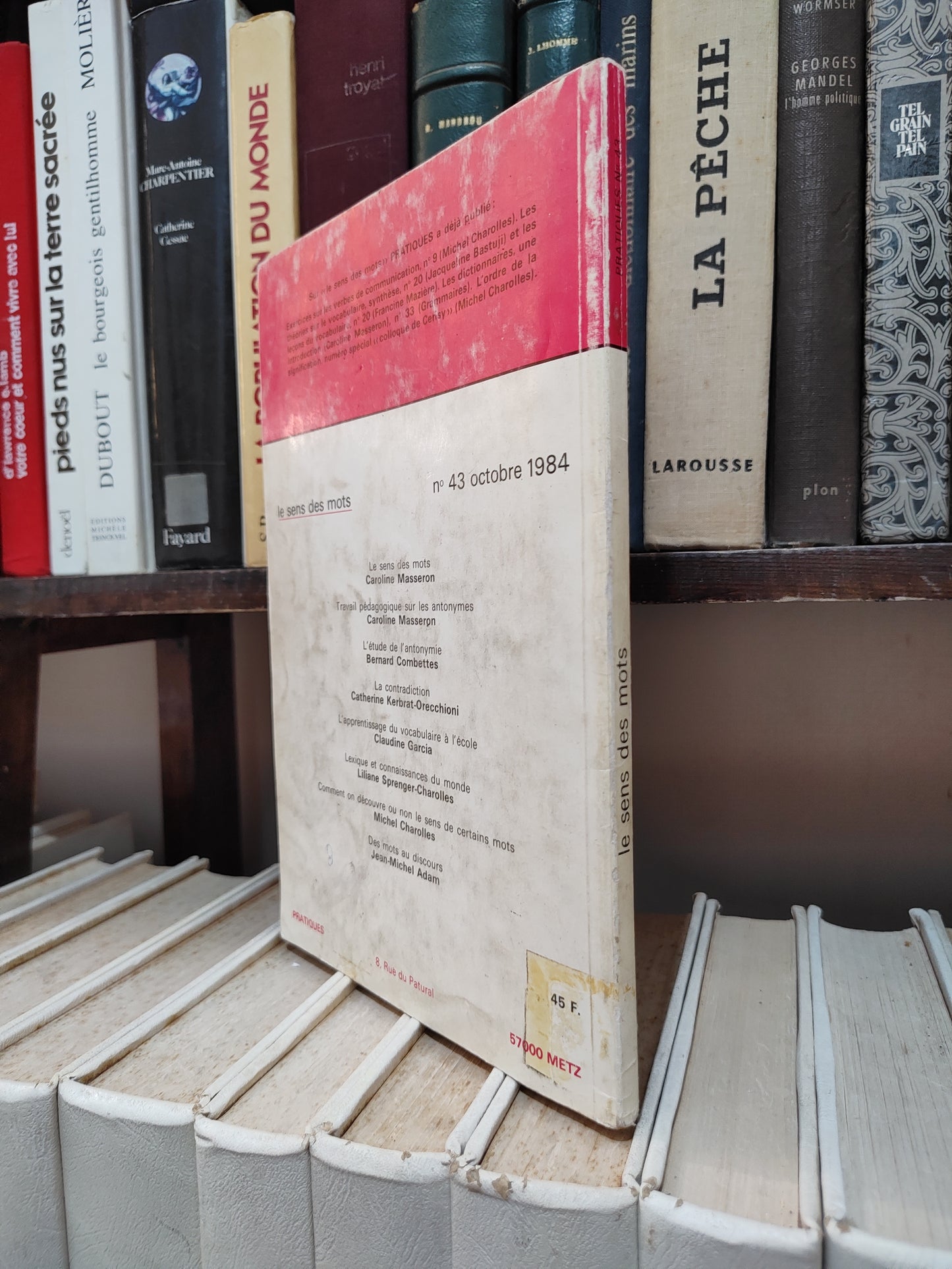 Le sens des mots Théorie pratique pédagogie n 43