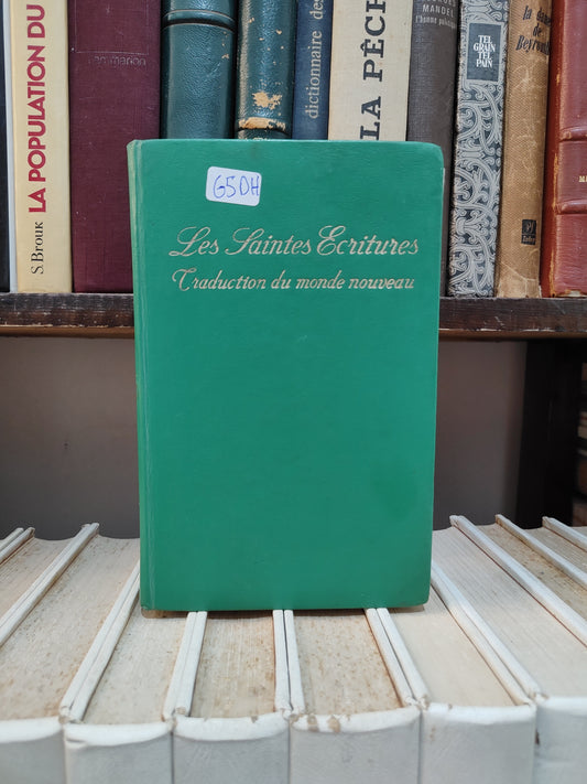 Les saints écritures traduction du monde nouveau