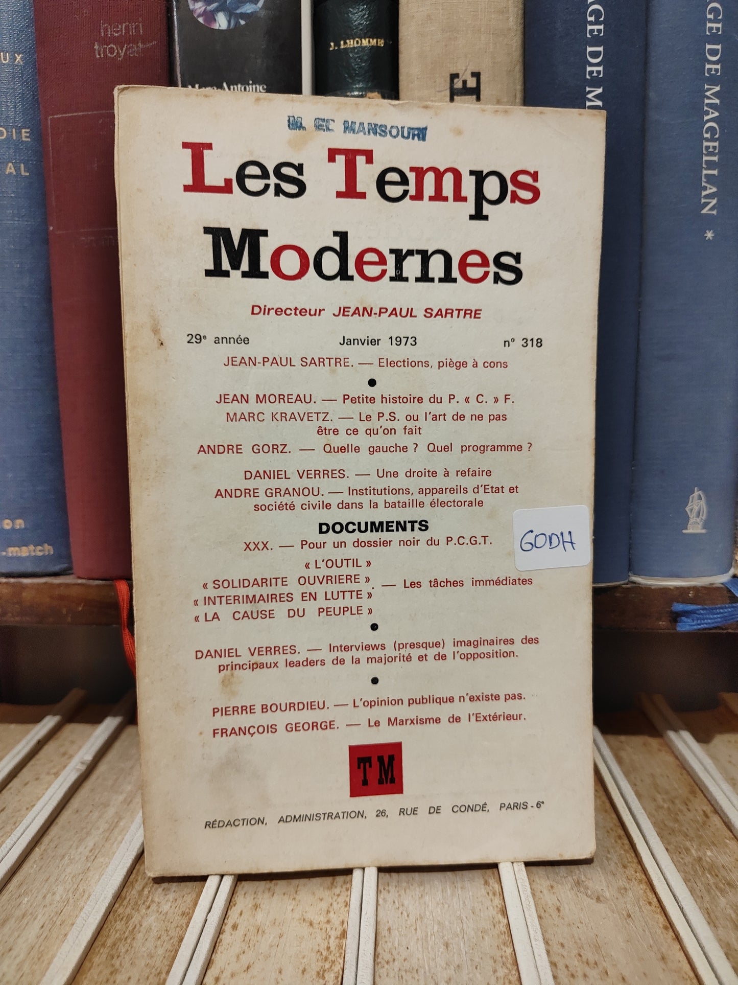 Les temps moderne N318