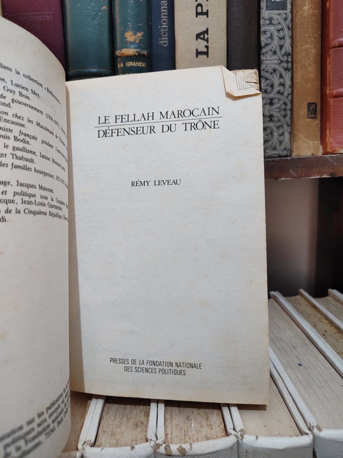 Leveau - Le Fellah marocain défenseur du trône