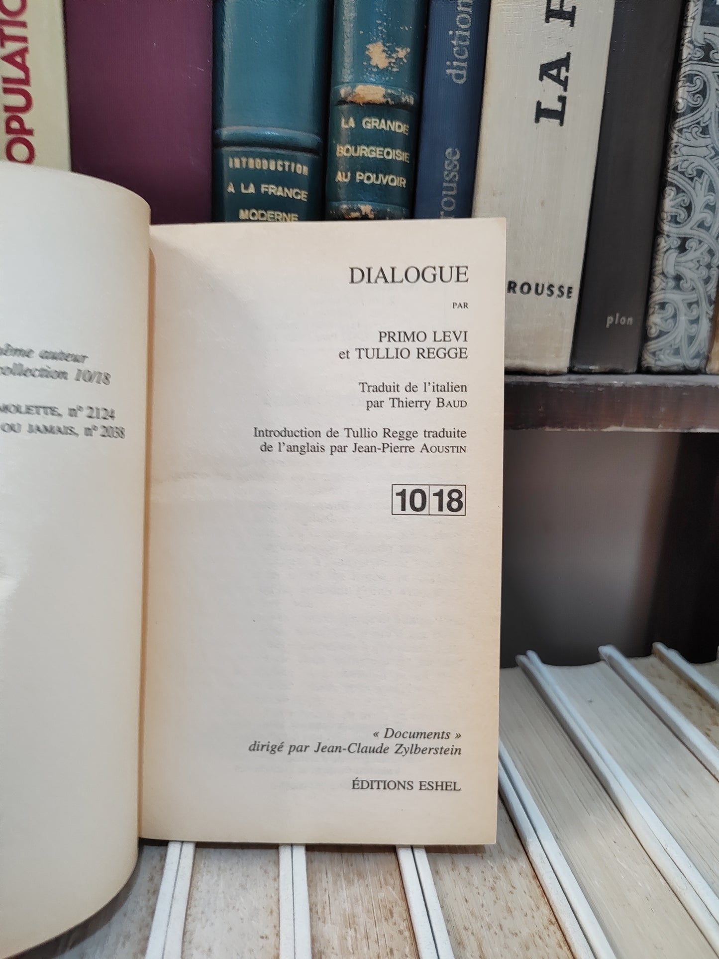 Levi - Tullio Regge dialogue