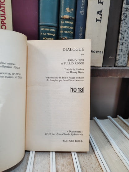 Levi - Tullio Regge dialogue