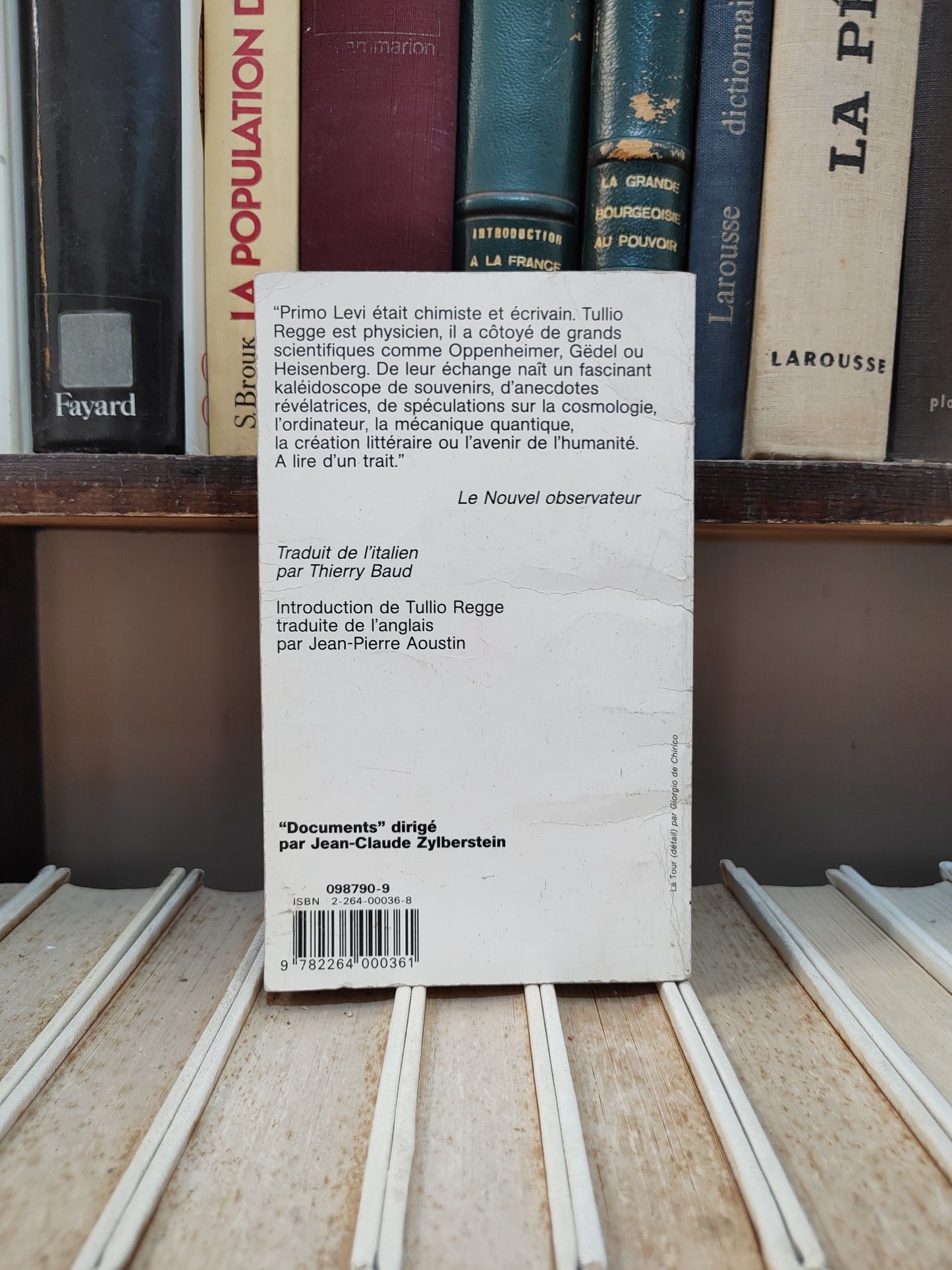 Levi - Tullio Regge dialogue