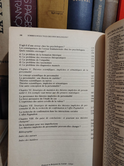 Leyens - Somme nous tous des psychologues ?