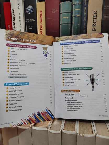 Littell - language Network  Grammar Writing communication