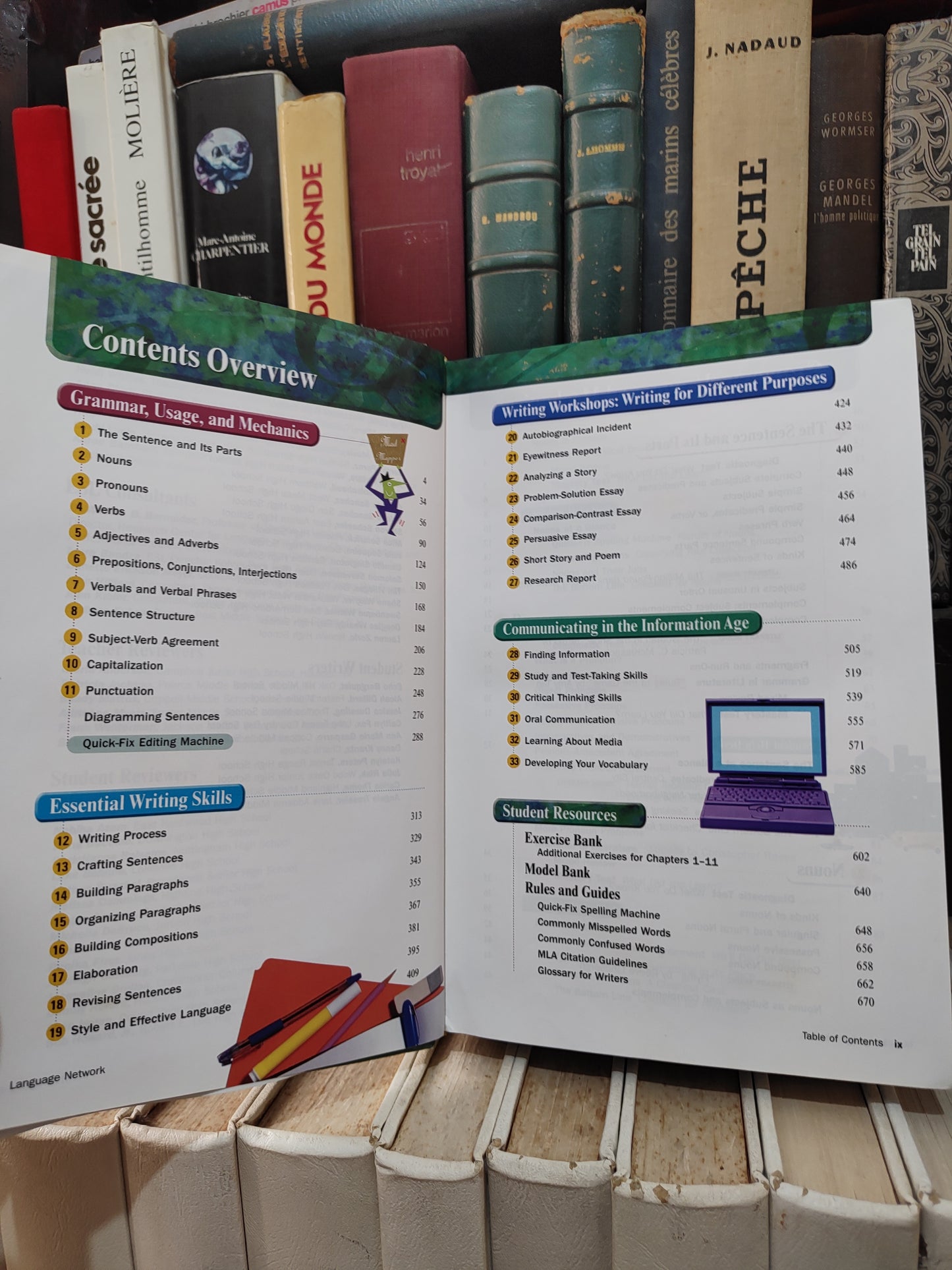 Littell - language Network  Grammar Writing communication