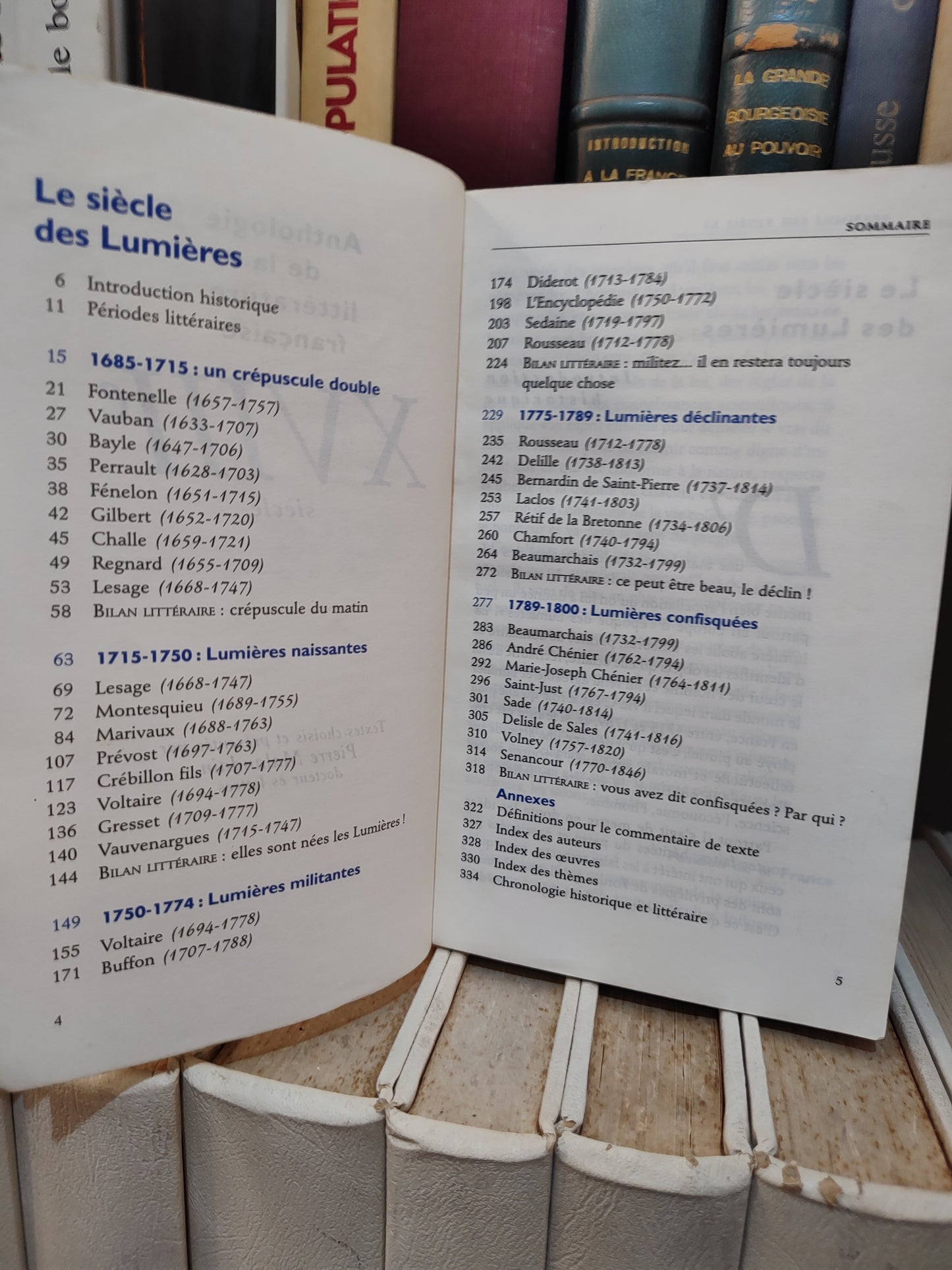 Littérature française XVIIIe siècle anthologie