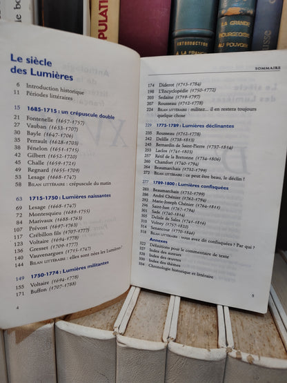 Littérature française XVIIIe siècle anthologie