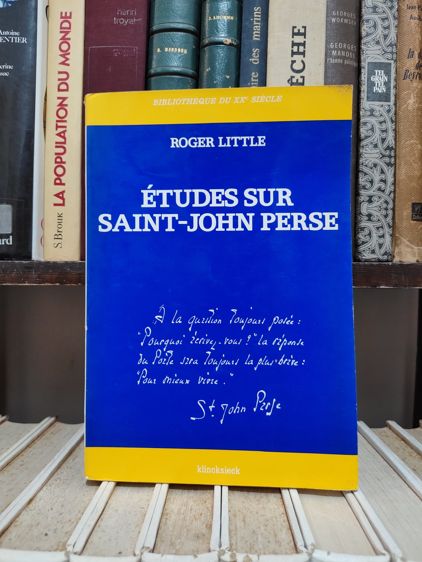 Little - Études sur Saint-Jhon Perse