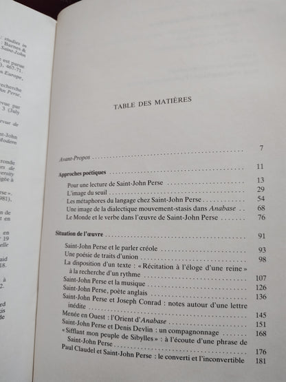 Little - Études sur Saint-Jhon Perse