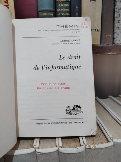 Lucas - Le droit de l'informatique THEMIS