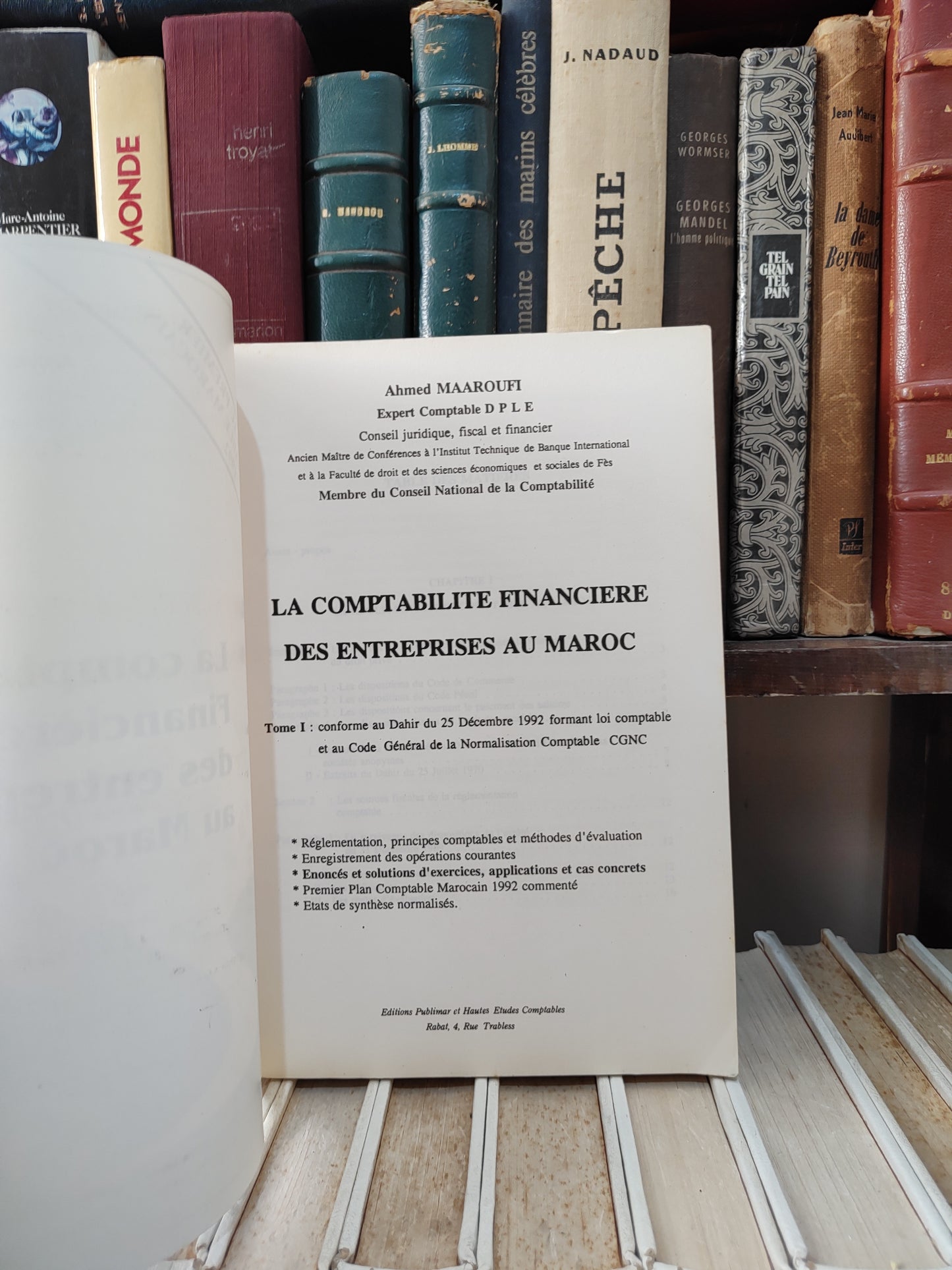 Maaroufi - La comptabilité financière des entreprise au Maroc tome 1