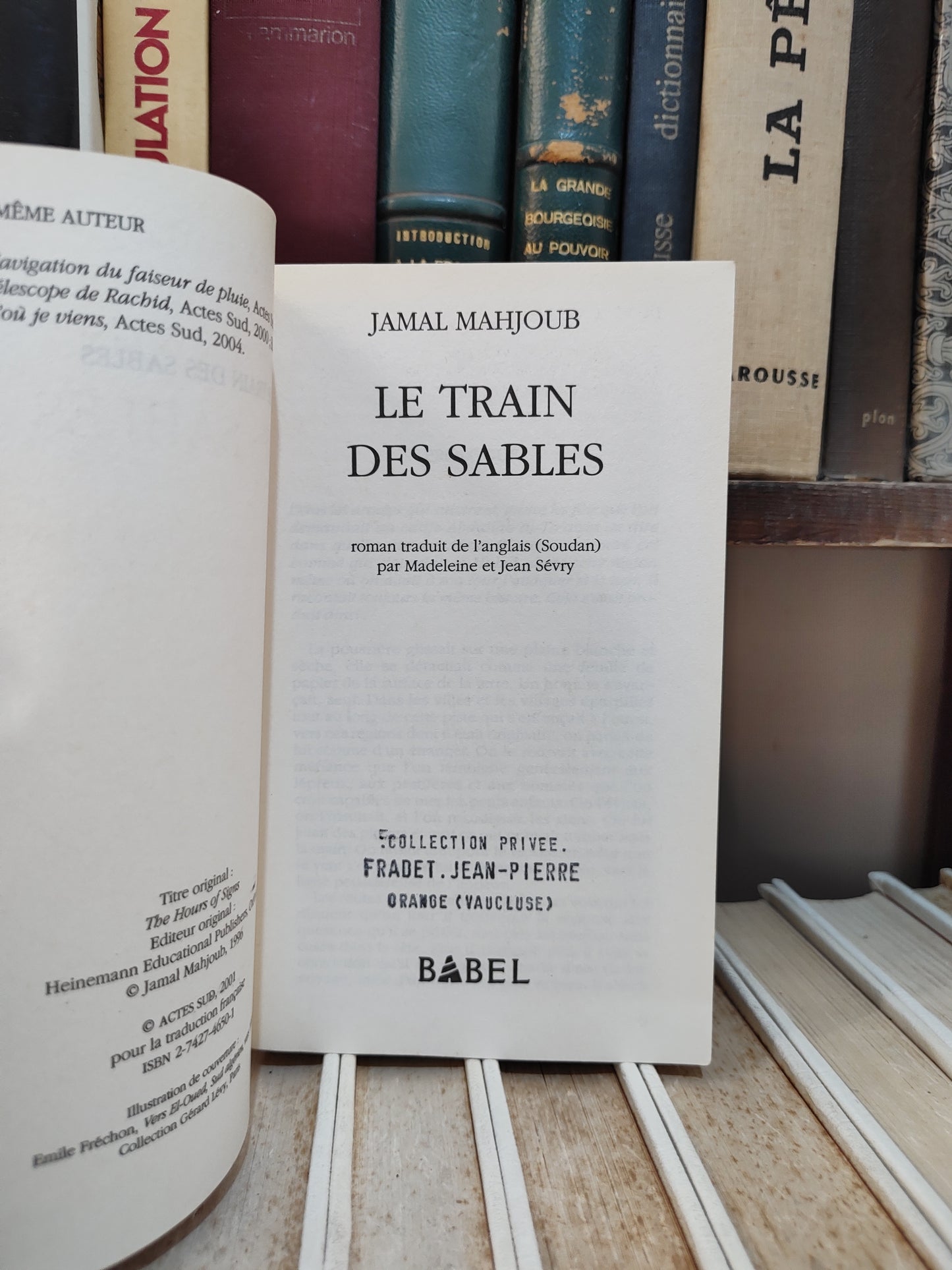 Mahjoub - Le train des sables