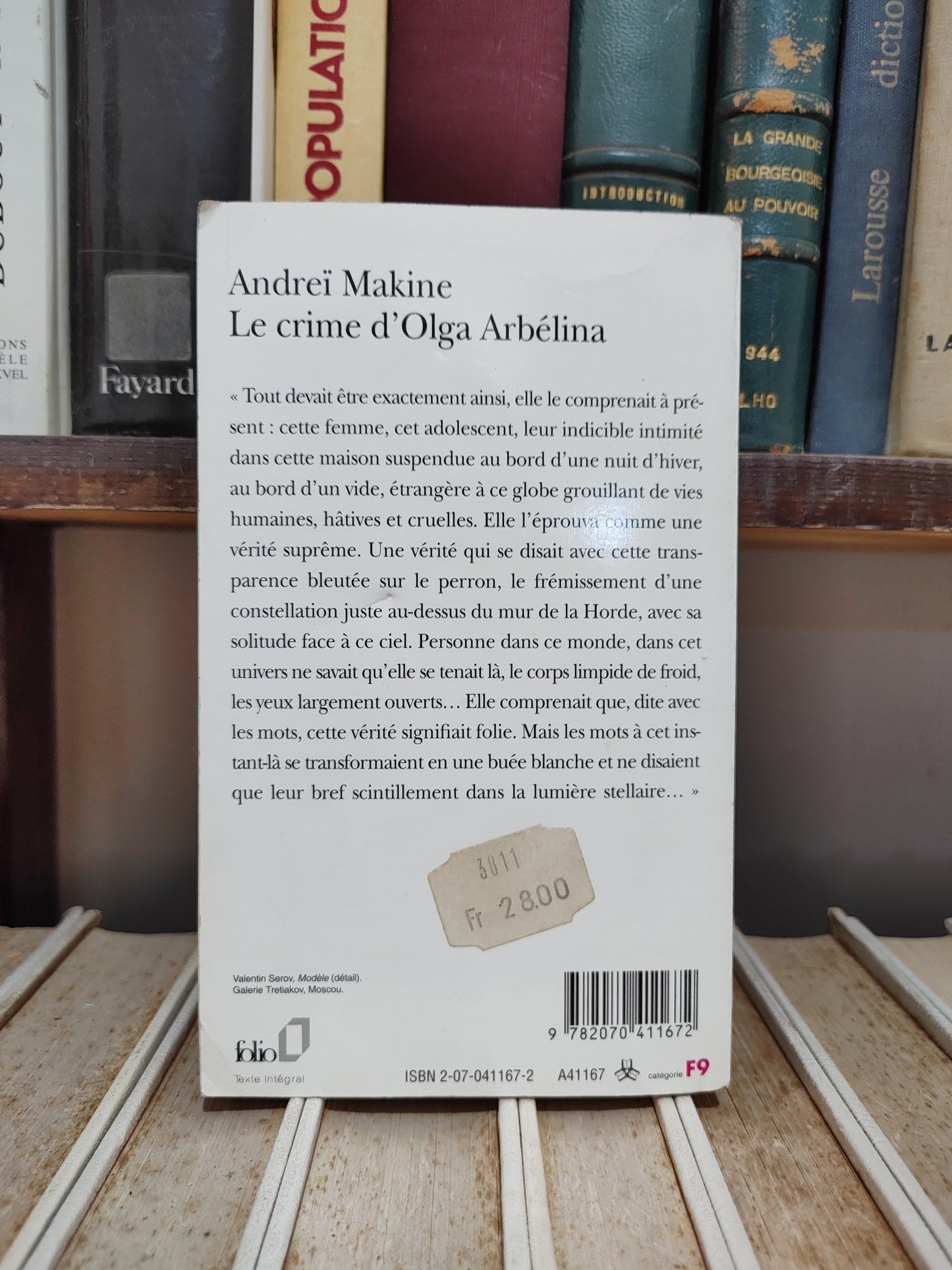 Makine - Le crime d'Olga Arbélina