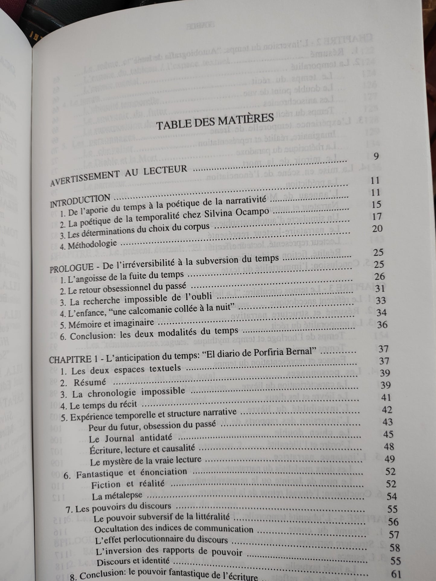 Mangin - Temps et écriture dans l'œuvre narrative de Silvina Campo