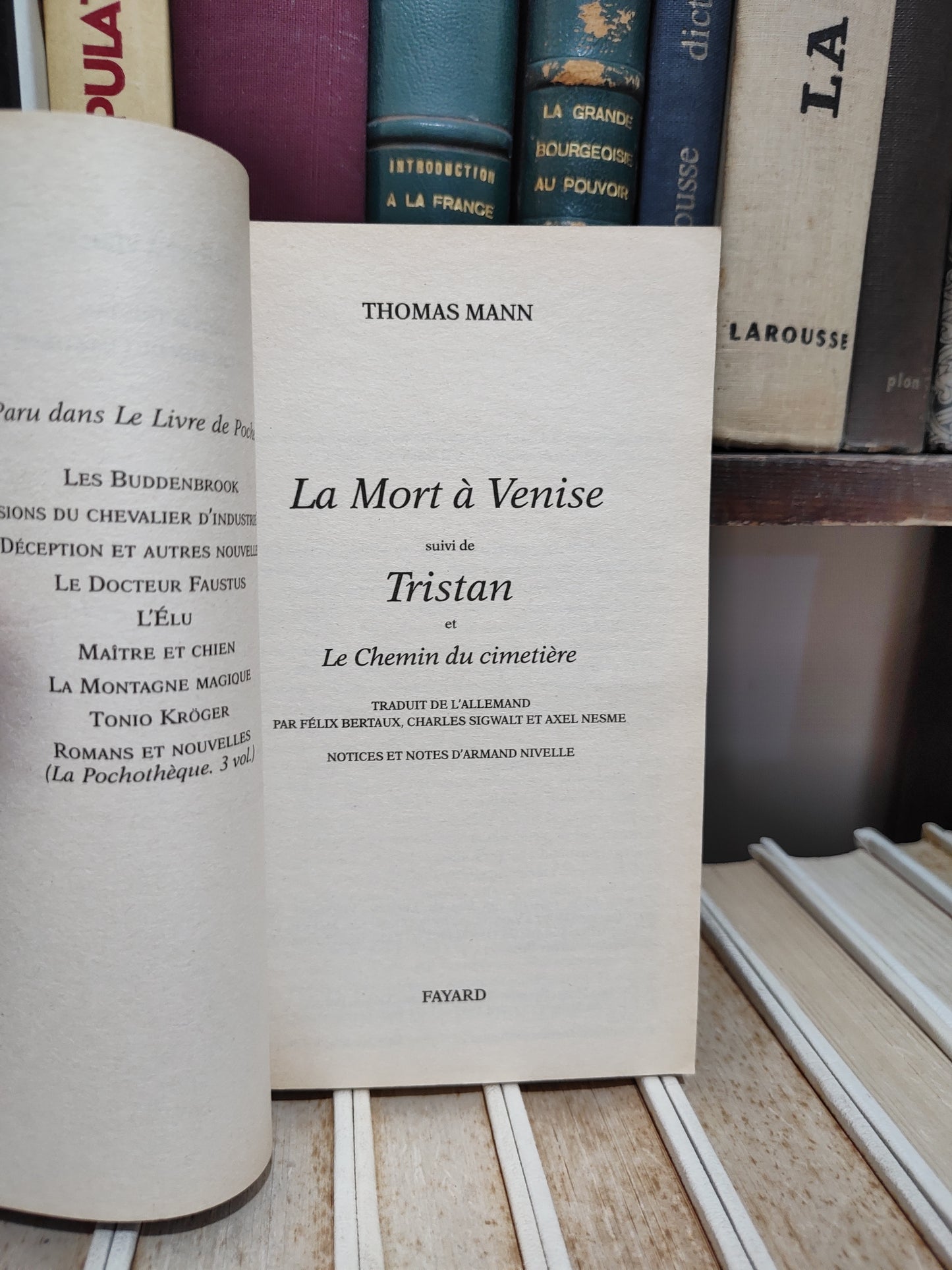 Mann - La Mort à Venise