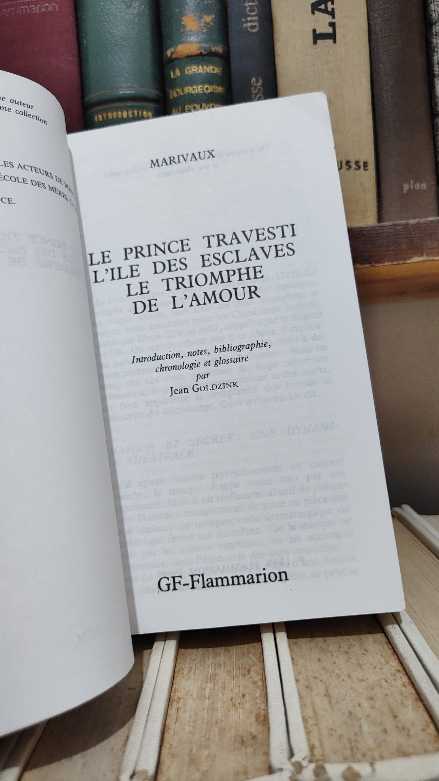 Marivaux - Le prince travesti L'il des esclaves ...