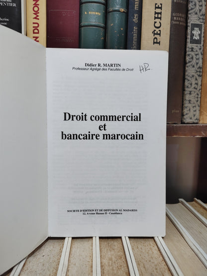 Martin - Droit commercial et bancaire marocain